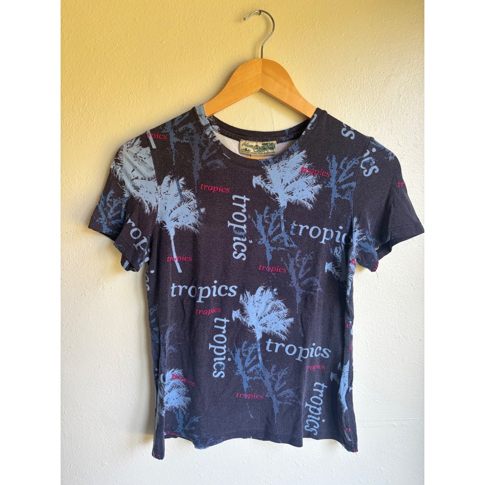 Vtg Havana Jacks Cafe Women's Small Tropical Palm Tree T-Shirt